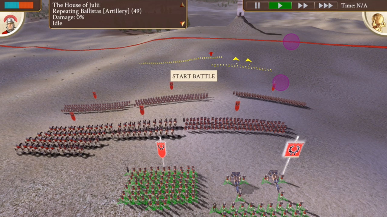 rome total war formations